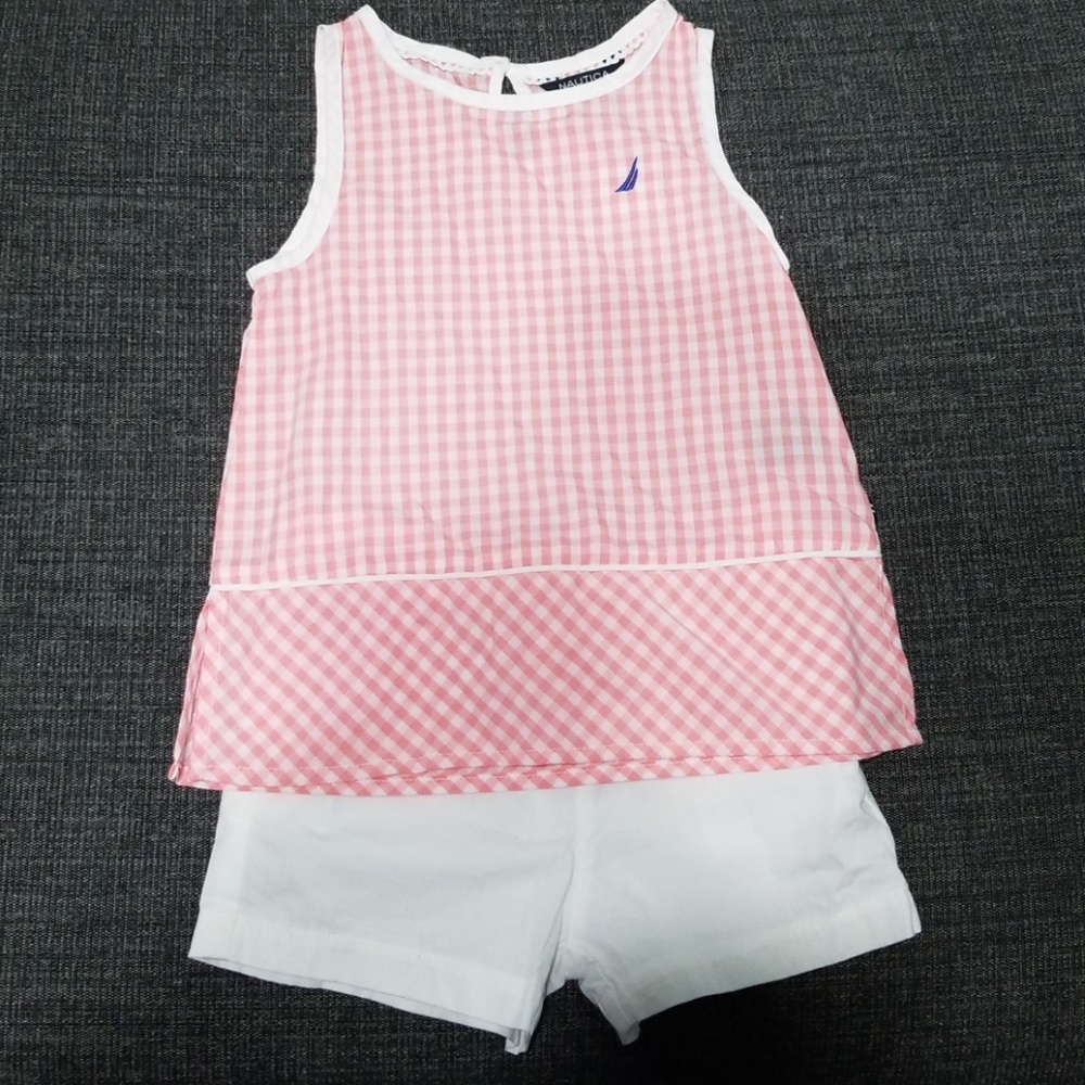 Toddler Girls Nautica Short Set